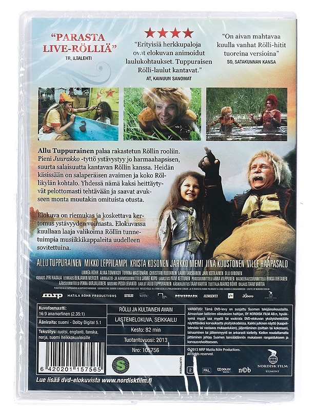Rölli Ja Kultainen Avain - DVD - DVD-elokuvat - 10105432870 - 1