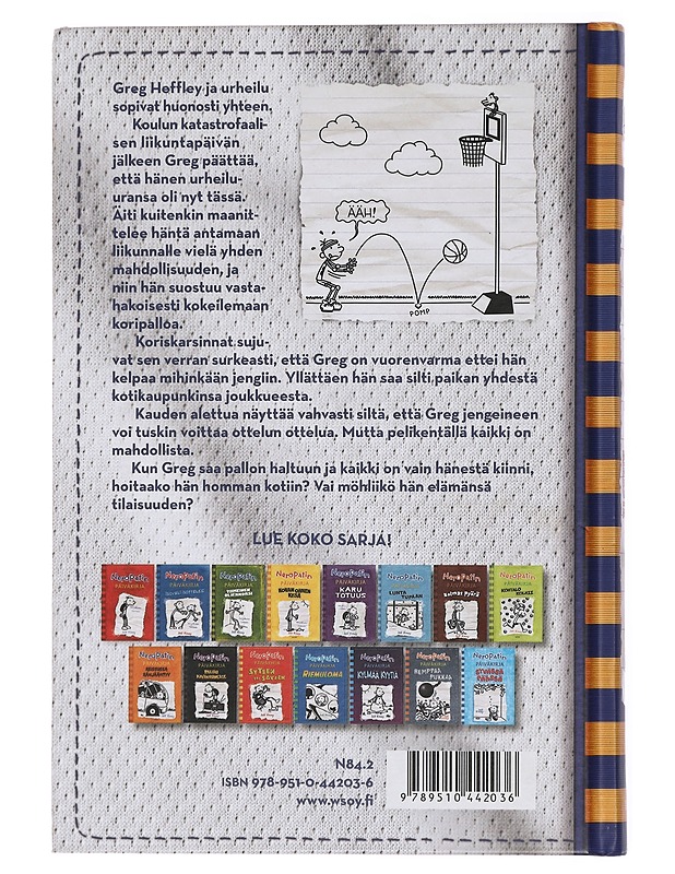 Neropatin päiväkirja. 16, Tähtiainesta - Kinney, Jeff - Lastenkirjat - 10105432887 - 1