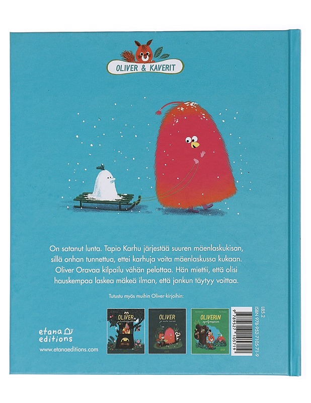 Oliver ja suuri mäenlaskukisa - Desbordes, Astrid - Lastenkirjat - 10105432886 - 1