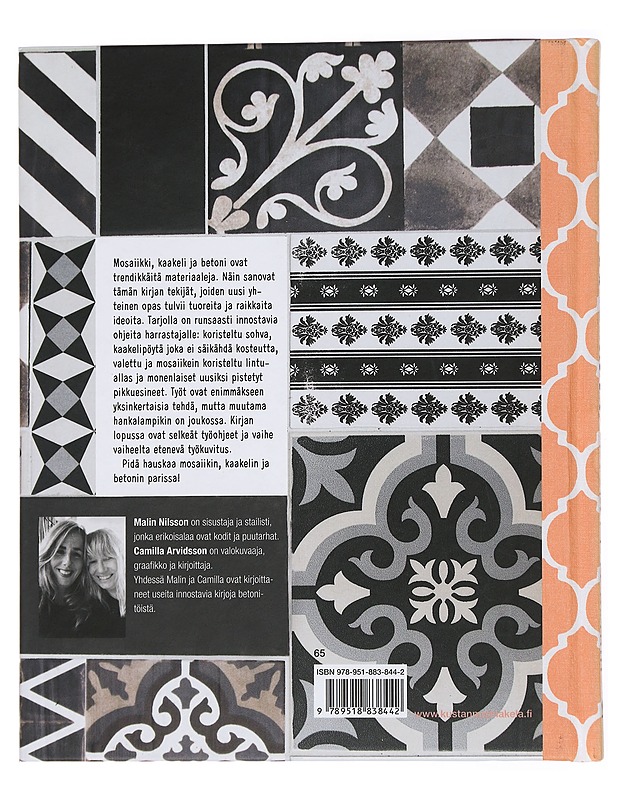 Mosaiikki, kaakeli ja betoni - Nilsson, Malin - Harrastekirjat - 10105432903 - 1