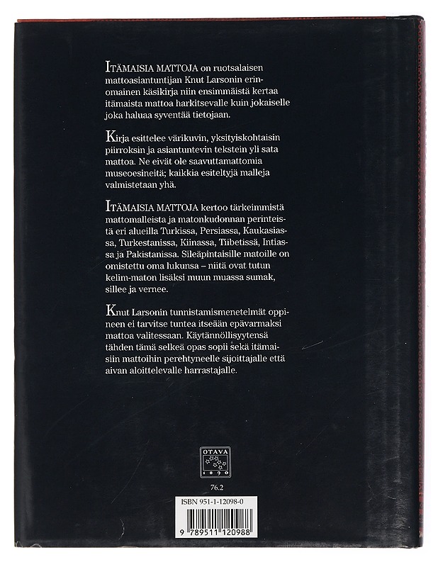 Itämaisia mattoja - Knut Larson - Harrastekirjat - 10105432915 - 1
