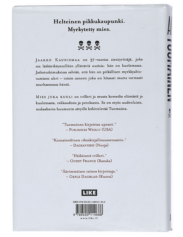 Mies joka kuoli - Antti Tuomainen - Jännitys ja dekkarit - 10105432910 - 1