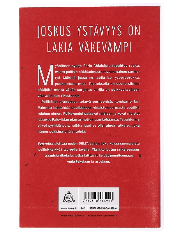 Verivelka - Arttu Tuominen - Jännitys ja dekkarit - 10105432916 - 1