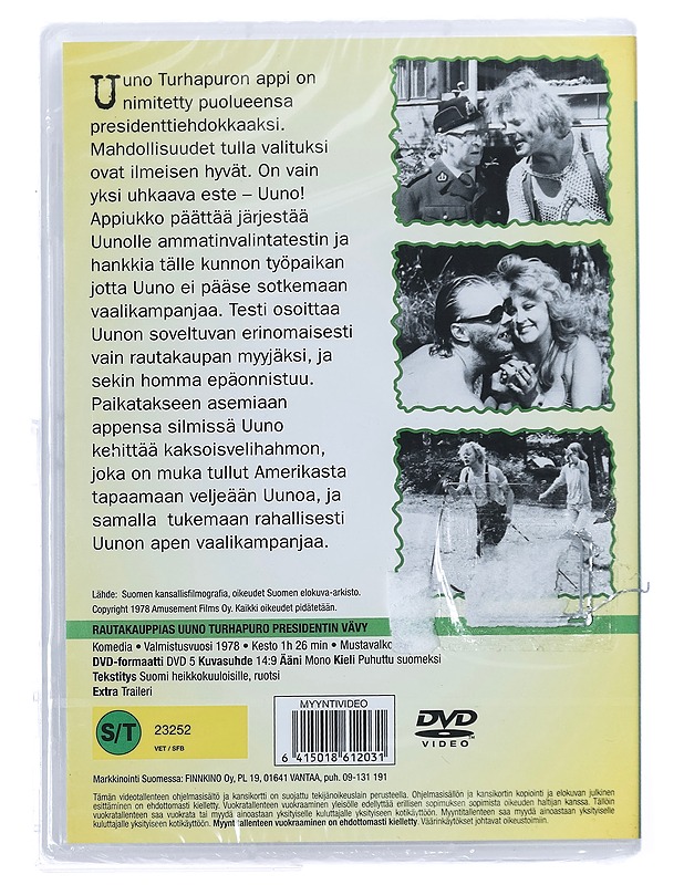 Rautakauppias Uuno Turhapuro - Presidentin Vävy - DVD-elokuvat - 10105432920 - 1