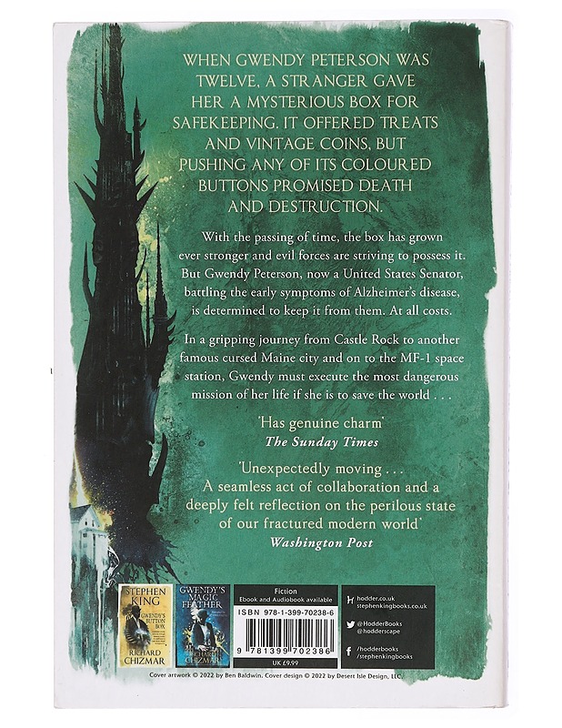 Gwendy's Final Task - King, Stephen ; Chizmar, Richard - Jännitys ja dekkarit - 10105432925 - 1