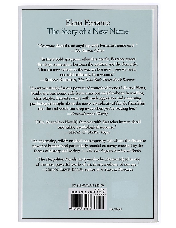 The Neapolitan novels. Book 2, The story of a new name : youth - Ferrante, Elena - Romaanit ja novellit - 10105432922 - 1