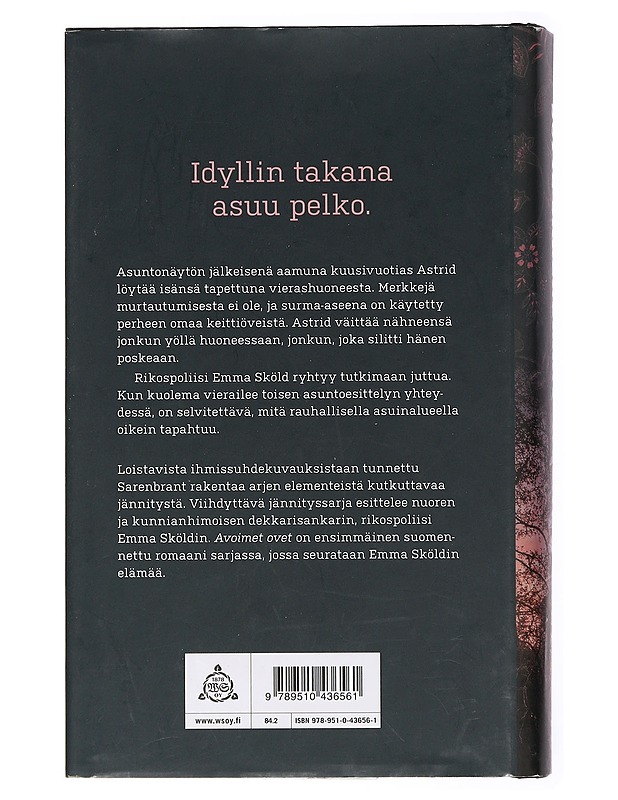 Avoimet ovet - Sarenbrant, Sofie - Jännitys ja dekkarit - 10105432926 - 1