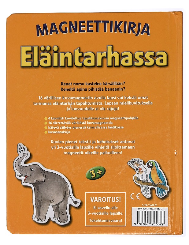 Magneettikirja: Eläintarhassa - Maurer, Lisa - Lastenkirjat - 10105432953 - 1