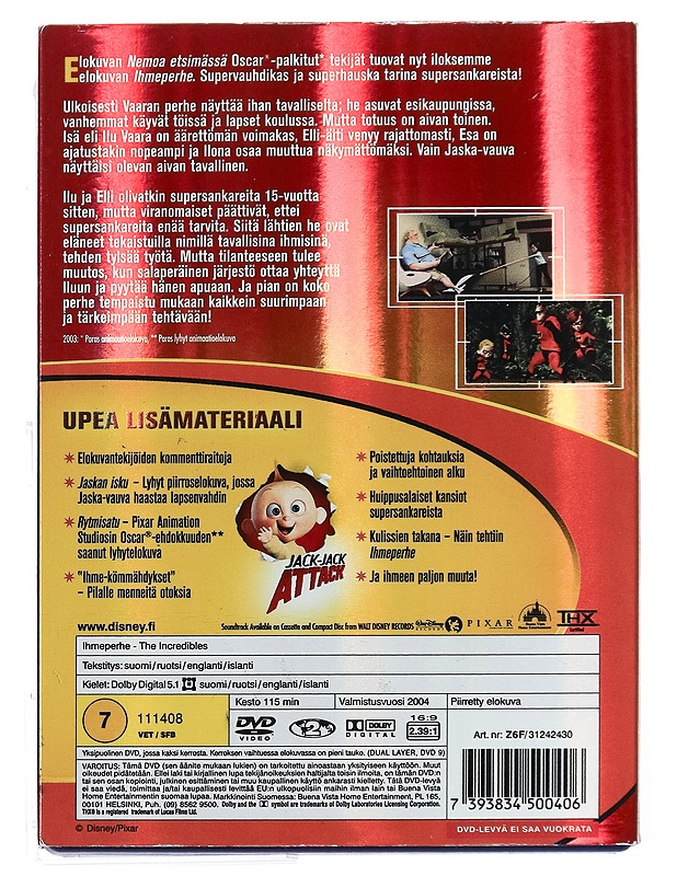 Ihmeperhe - DVD - DVD-elokuvat - 10105432968 - 1