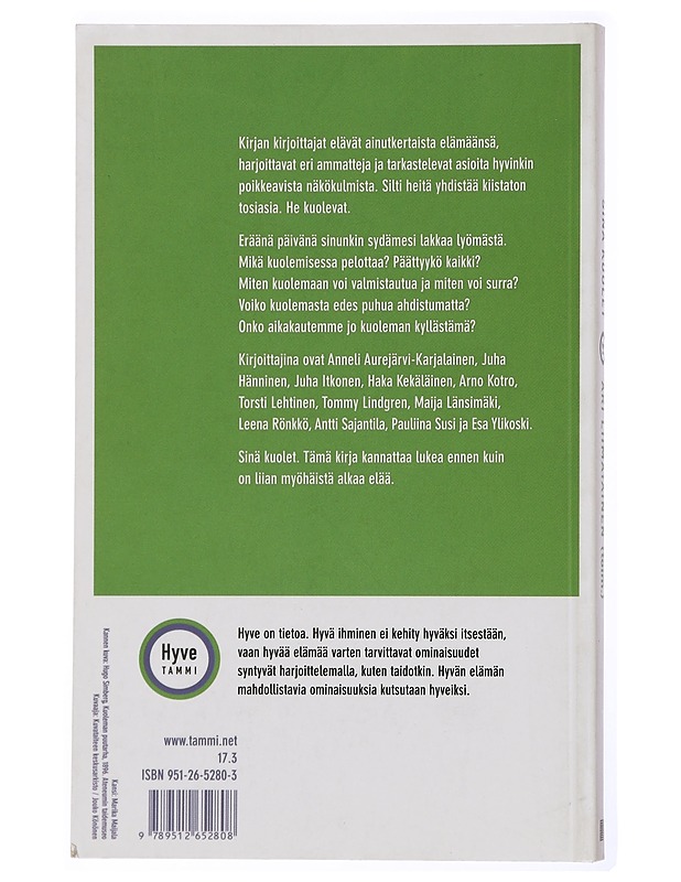 Sinä kuolet - Liimatainen, Ari - Tietokirjat ja oppaat - 10105432970 - 1