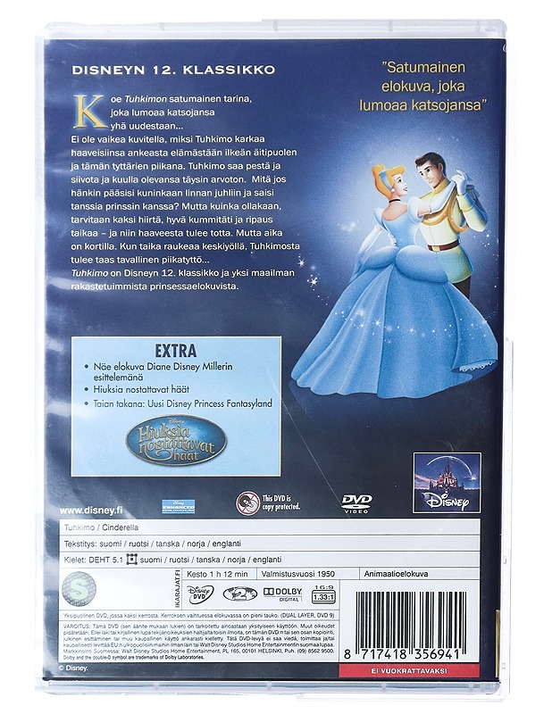 Tuhkimo - DVD - DVD-elokuvat - 10105432991 - 1