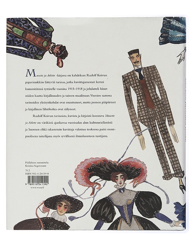 Musette ja Arlette : Rudolf Koivun paperinukkien kertomaa - Ervo Vesterinen - Lastenkirjat - 10105433021 - 1