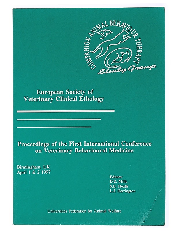 European Society of Veterinary Clinical Ethology - Tietokirjat ja oppaat - 10105433023 - 0