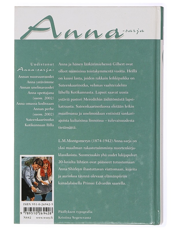 Sateenkaarinotko - Montgomery, L. M. - Nuorten kirjat - 10105433031 - 1