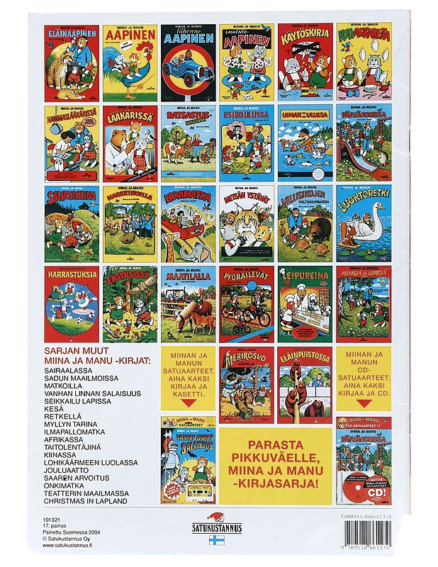 Miina ja Manu sadun maailmoissa - Teutori - Lastenkirjat - 10105433079 - 1