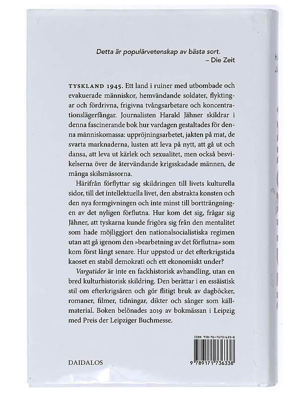 Vargatider : livet i Tyskland efter Tredje rikets fall 1945-1955 - Jähner, Harald - Historiakirjat - 10105433113 - 1