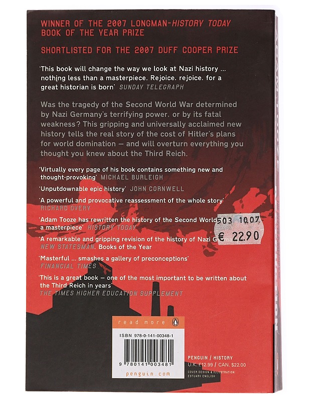 The wages of destruction : the making and breaking of the Nazi economy - Adam Tooze - Historiakirjat - 10105433160 - 1