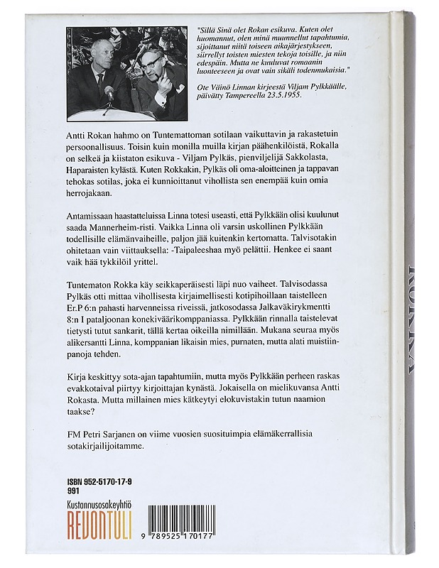 Tuntematon Rokka - Sarjanen, Petri - Elämäkerrat ja muistelmat - 10105433185 - 1