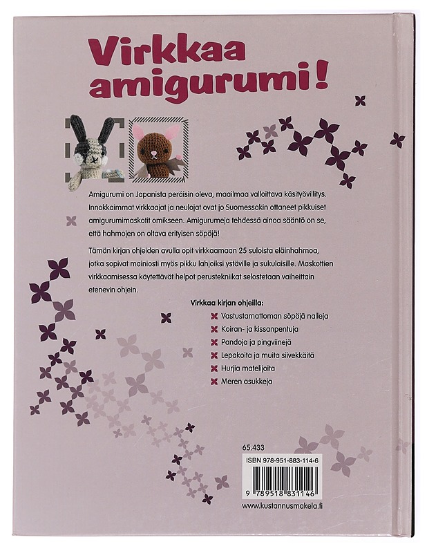 Virkkaa amigurumi! : 25 söpöä eläinmaskottia - Obaachan, Annie - Tietokirjat ja oppaat - 10105433236 - 1