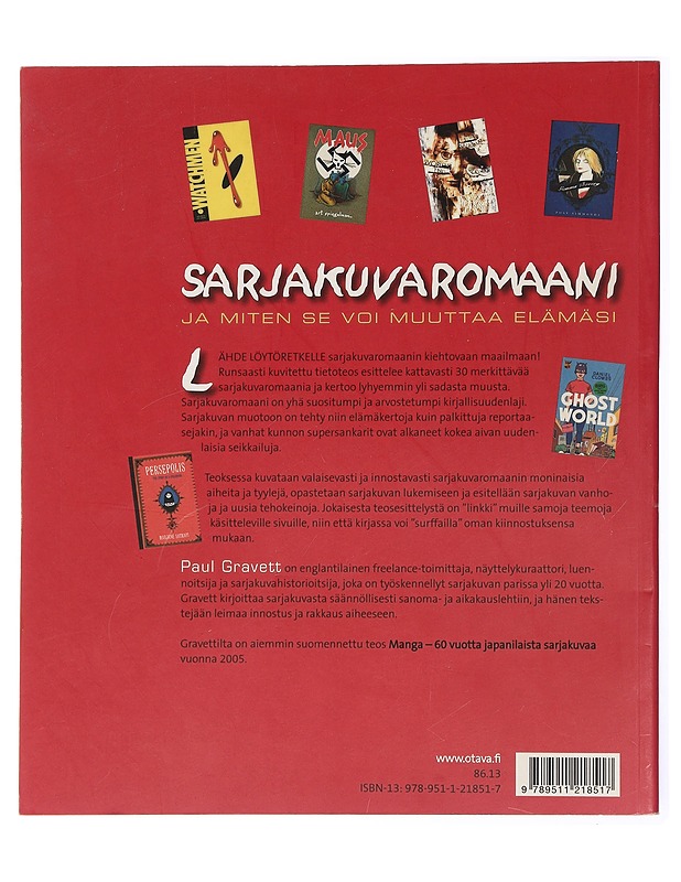 Sarjakuvaromaani : ja kuinka se voi muuttaa elämäsi - Gravett, Paul - Sarjakuvat - 10105433280 - 1