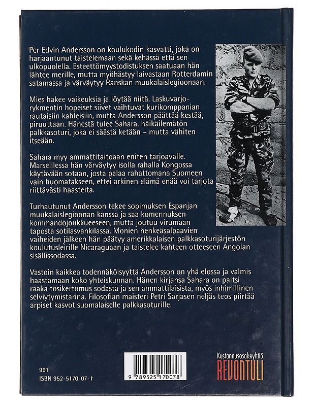 Sahara : palkkasoturi Per Andersson - Andersson, Per - Elämäkerrat ja muistelmat - 10105433282 - 1