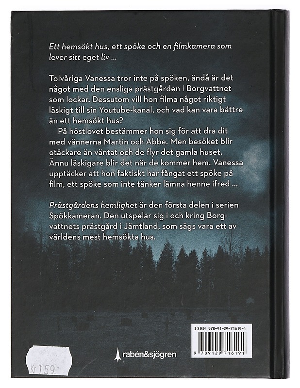 Prästgårdens hemlighet - Söderlund, Tobias - Jännitys ja dekkarit - 10105433286 - 1