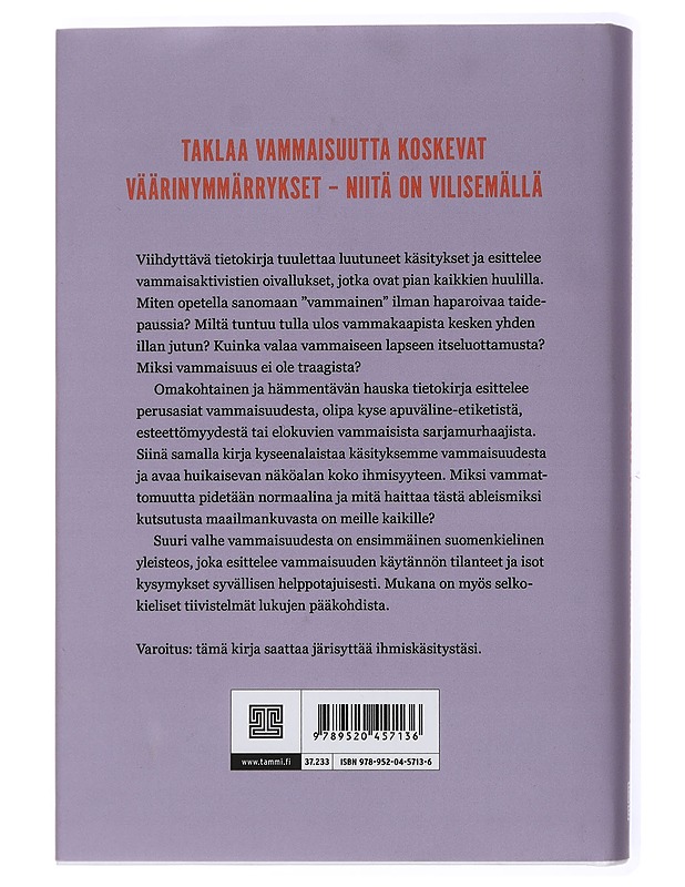 Suuri valhe vammaisuudesta - Tawast, Sofia; Leinonen, Riikka - Tietokirjat ja oppaat - 10105433312 - 1