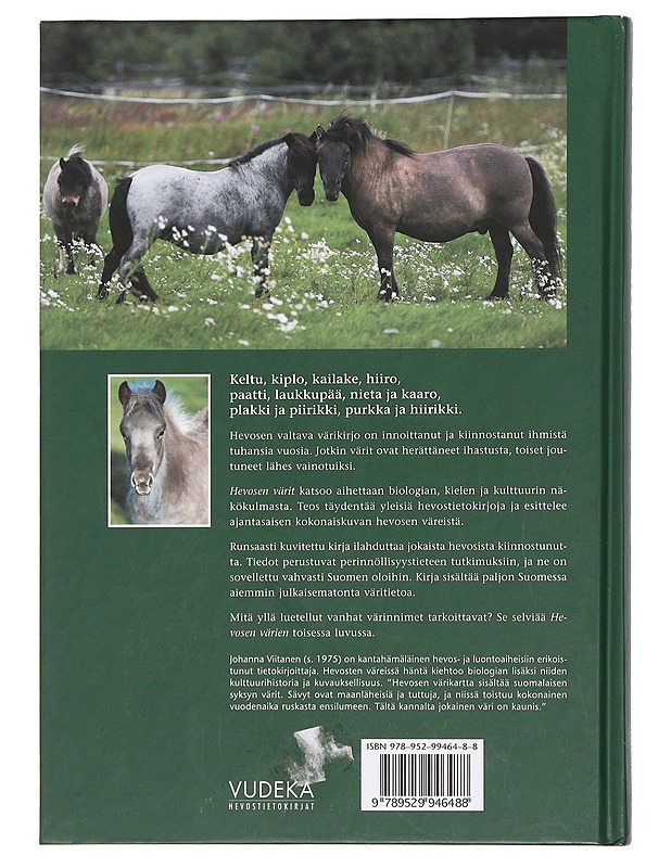 Hevosen värit - Viitanen, Johanna - Tietokirjat ja oppaat - 10105433320 - 1