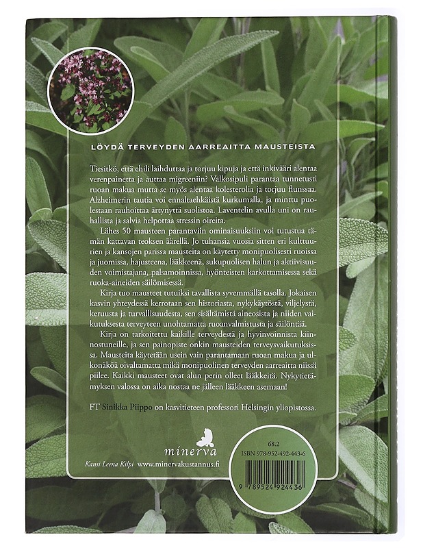 Elinvoimaa mausteista : terveelliset maustekasvit ja niiden käyttö - Piippo, Sinikka - Tietokirjat ja oppaat - 10105433328 - 1