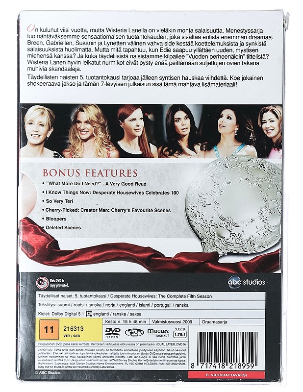 Desperate Housewives 5. kausi - DVD - DVD-elokuvat - 10105433334 - 1