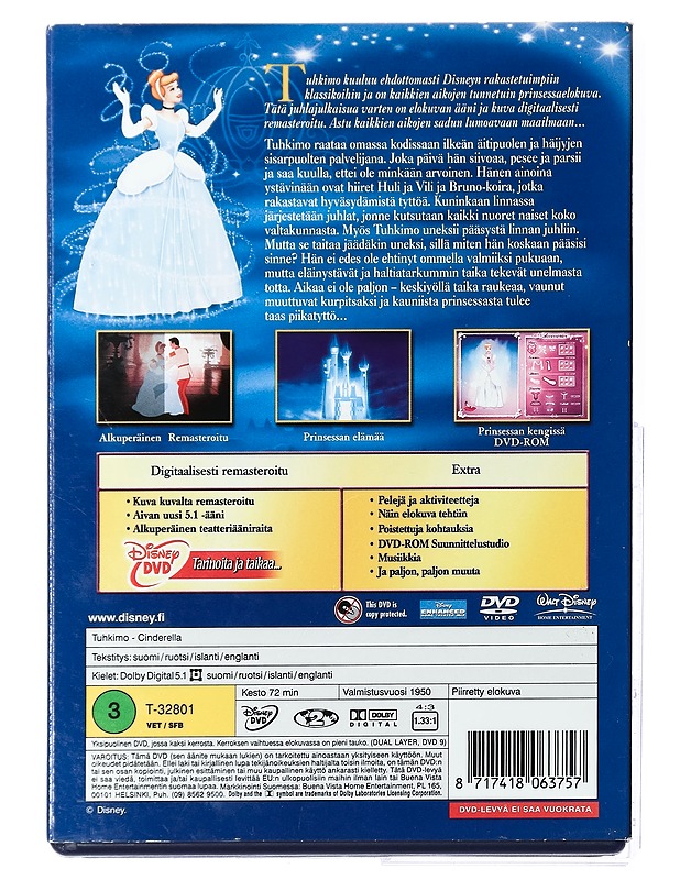 Tuhkimo - DVD - DVD-elokuvat - 10105433343 - 1