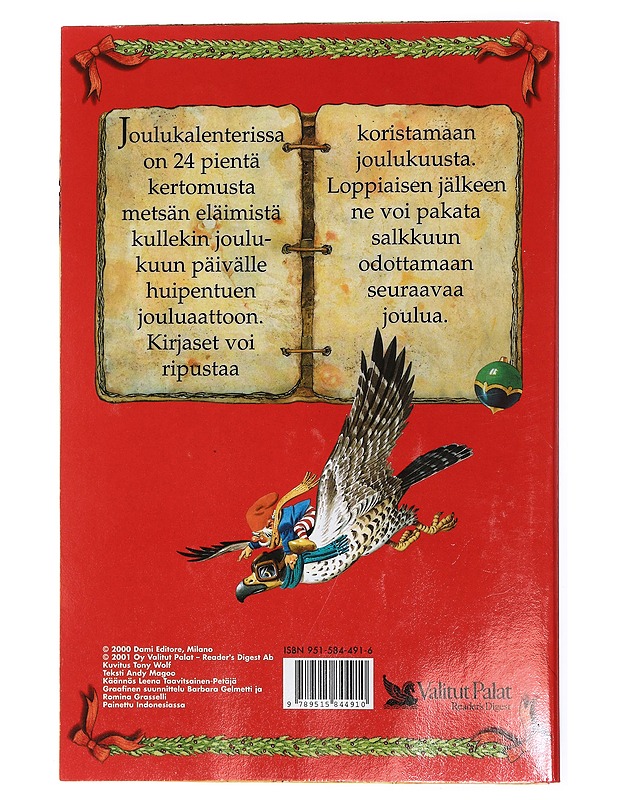 Joulukalenteri : 24 kertomusta joulun odotukseen - Wolf, Tony - Joulukirjat - 10105433365 - 1