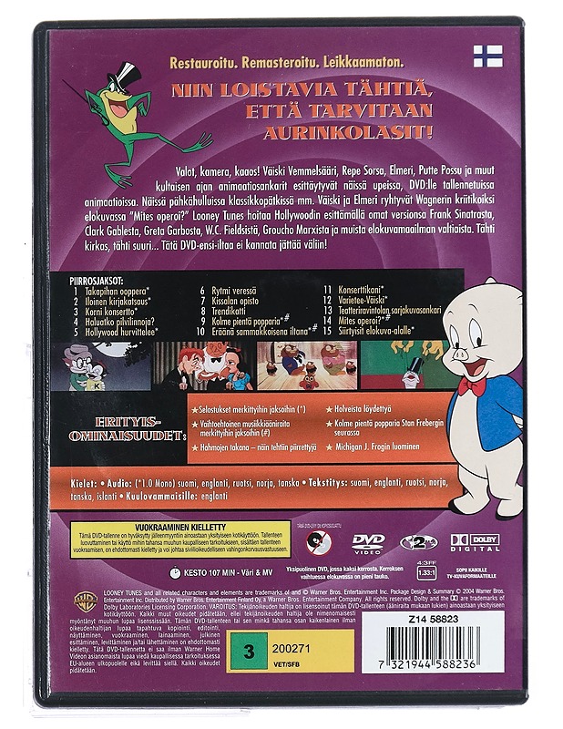 Looney Tunes All Stars kokoelma 3 - DVD - DVD-elokuvat - 10105433403 - 1