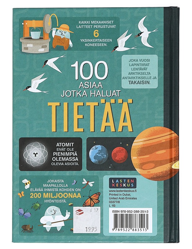 100 asiaa jotka haluat tietää - Frith, Alex - Lastenkirjat - 10105433439 - 1