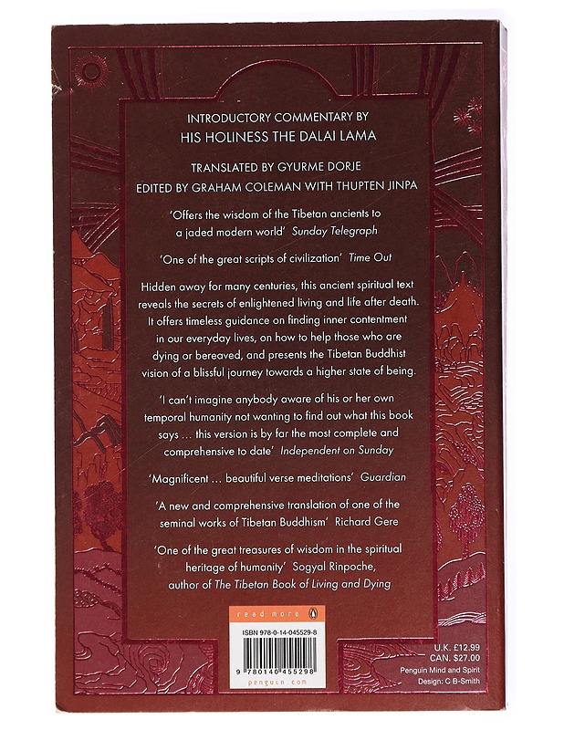 The Tibetan Book of Dead - Gyurme Dorje - Kaunokirjallisuus - 10105433460 - 1