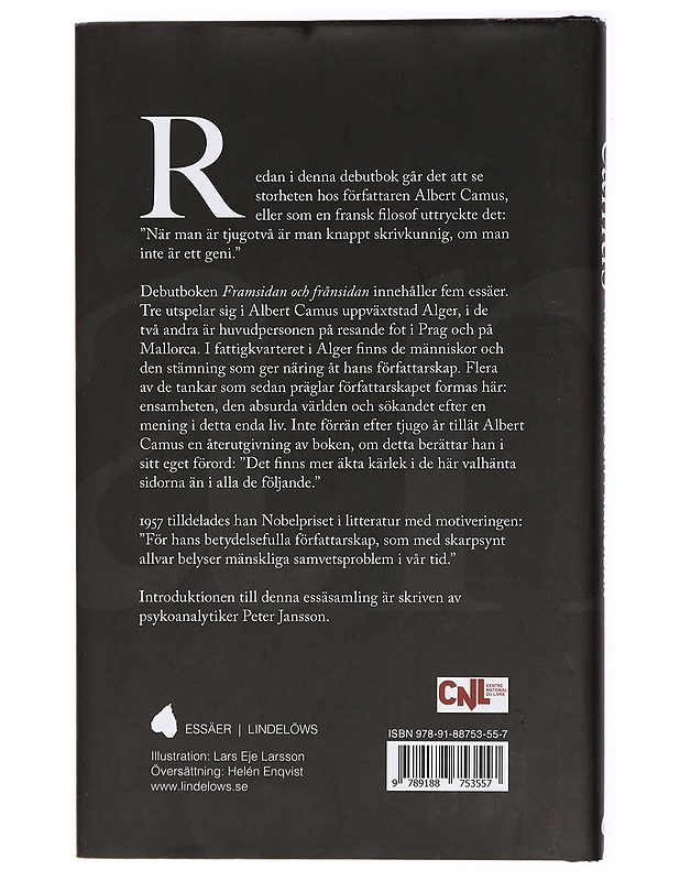 Framsidan och frånsidan / essäer - Camus, Albert - Tietokirjat ja oppaat - 10105433502 - 1