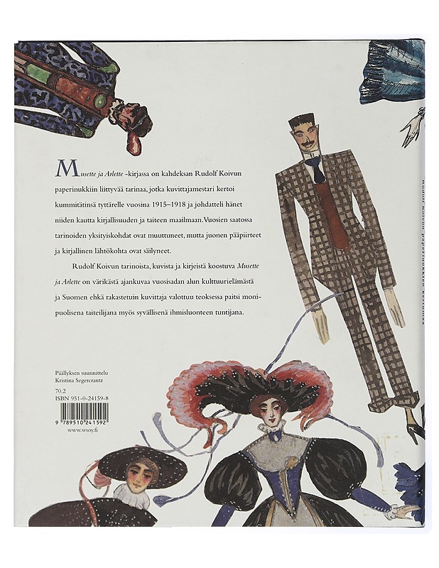 Musette ja Arlette : Rudolf Koivun paperinukkien kertomaa - Ervo Vesterinen - Lastenkirjat - 10105433511 - 1