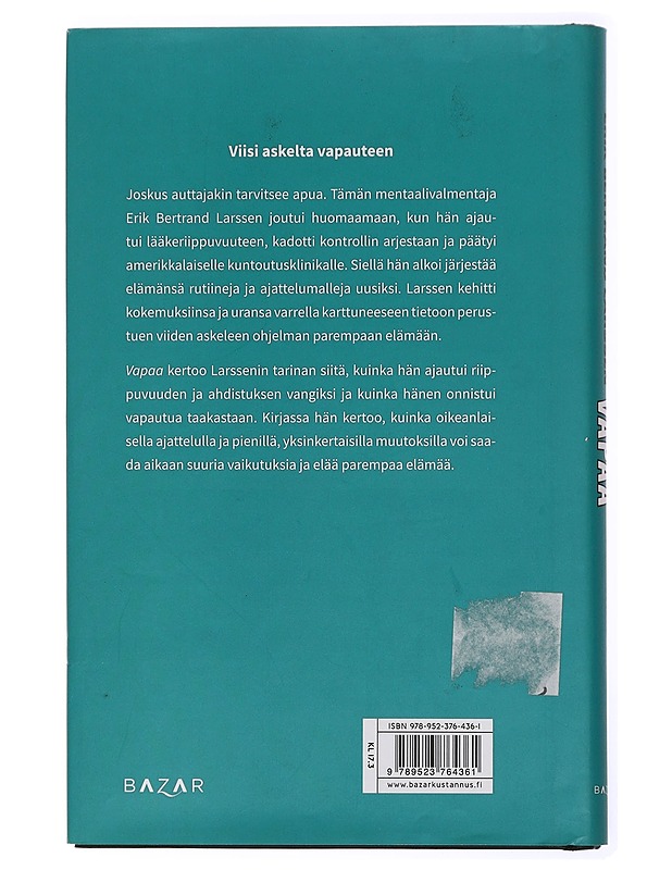 Vapaa - Larssen, Erik Bertrand - Elämäkerrat ja muistelmat - 10105433566 - 1