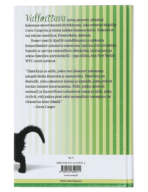 Homer-kissan uskomaton elämä - Cooper, Gwen - Elämäkerrat ja muistelmat - 10105433578 - 1