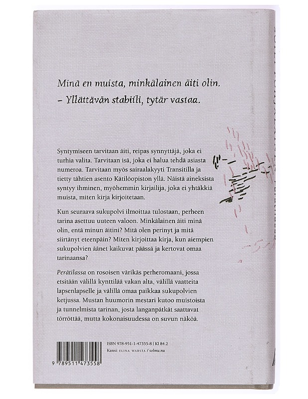 Perätilassa - Soili Pohjalainen - Romaanit ja novellit - 10105433598 - 1