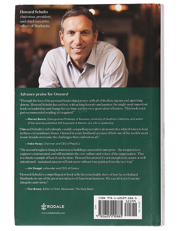 Onward : how Starbucks fought for its life without losing its soul - Schultz, Howard - Tietokirjat ja oppaat - 10105433637 - 1