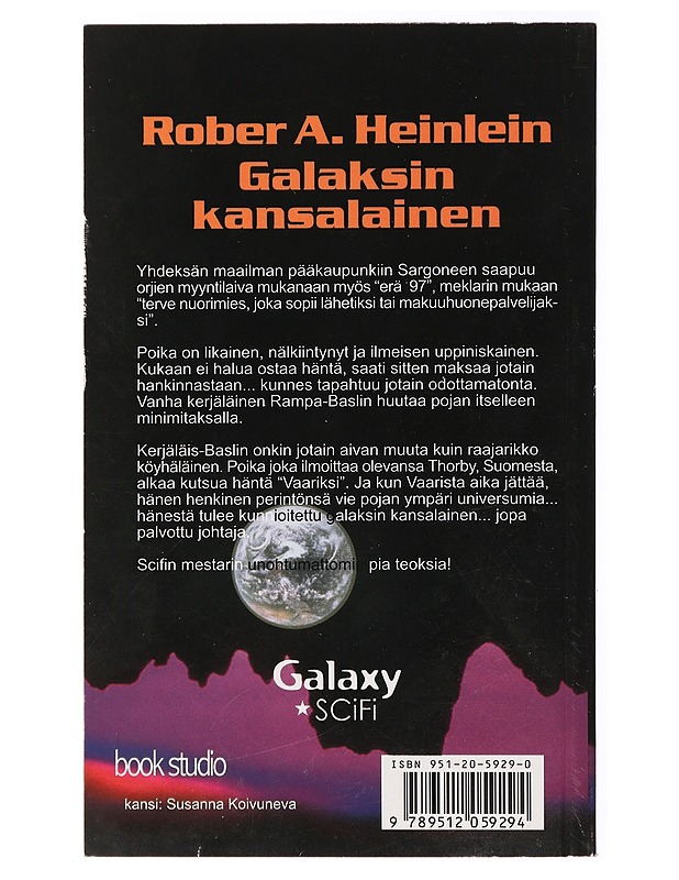 Galaksin kansalainen - Heinlein, Robert A. - Fantasia- ja scifi - 10105433657 - 1