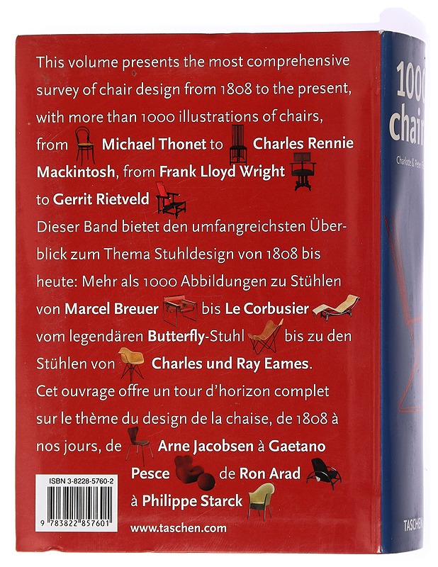 1000 Chairs - Fiell, Charlotte - Tietokirjat ja oppaat - 10105433689 - 1