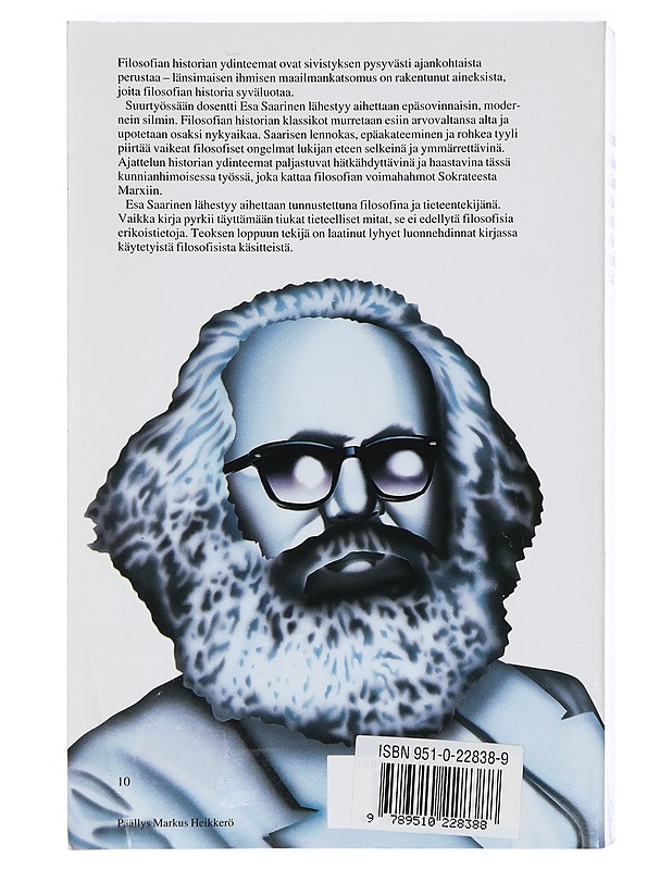 Länsimaisen filosofian historia huipulta huipulle Sokrateesta Marxiin - Saarinen, Esa - Historiakirjat - 10105433754 - 1