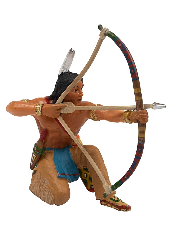 SCHLEICH Wild West Sioux jousiampuja - Lasten lelut - 10105433776 - 1