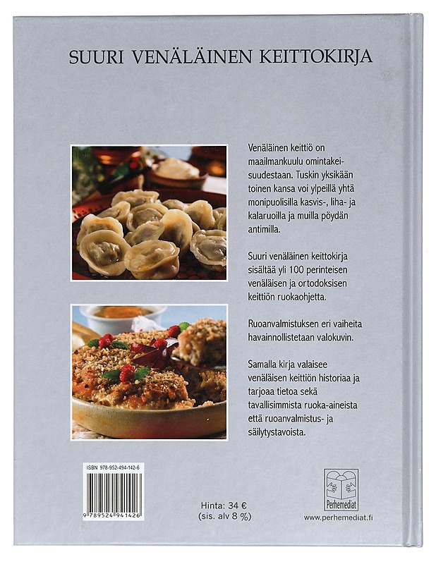 Suuri venäläinen keittokirja : historia, raaka-aineet, perinneruoat - Ilyinykh, Natalya Vladimirovna - Historiakirjat - 10105433803 - 1