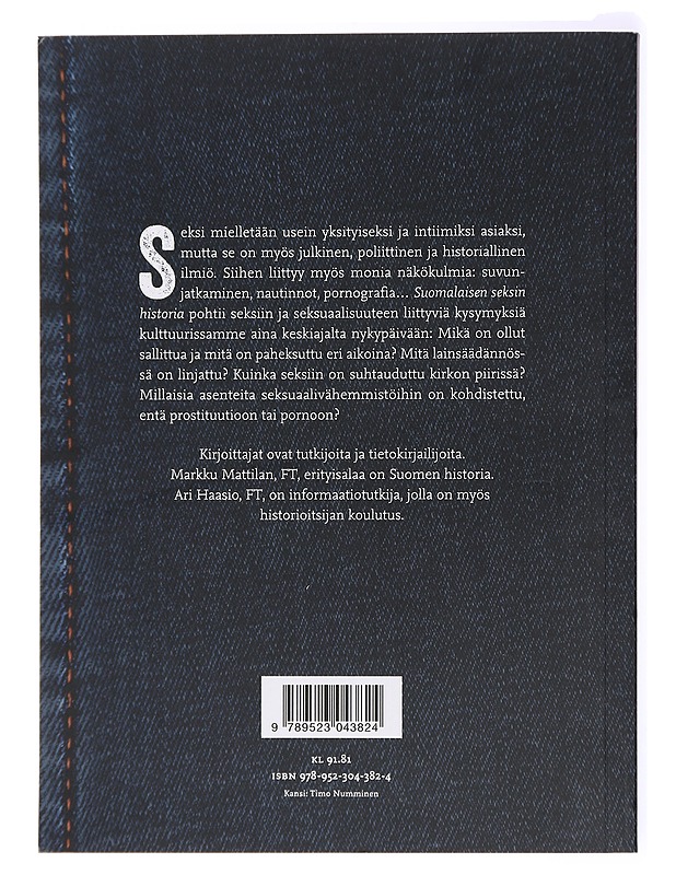 Suomalaisen seksin historia - Haasio, Ari - Tietokirjat - 10105433813 - 1