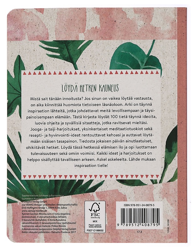 Inspiraatioita : 100 tietä tietoiseen läsnäoloon - Alber, Ullrich - Kirja lahjaksi - 10105433894 - 1
