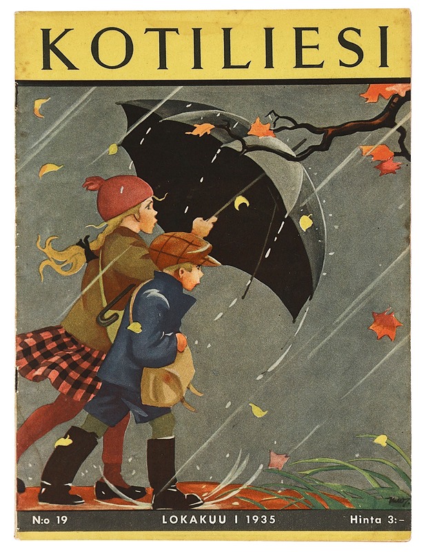 Kotiliesi : N:o 19 ; lokakuu 1935 - Harrastekirjat - 10105433909 - 0