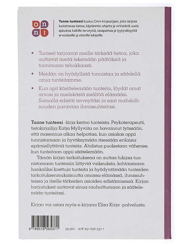 Tunne tunteesi - Katja Myllyviita - Tietokirjat ja oppaat - 10105433922 - 1